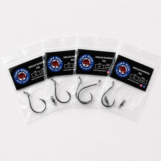 Snelled Running Fishing Bait Rigs