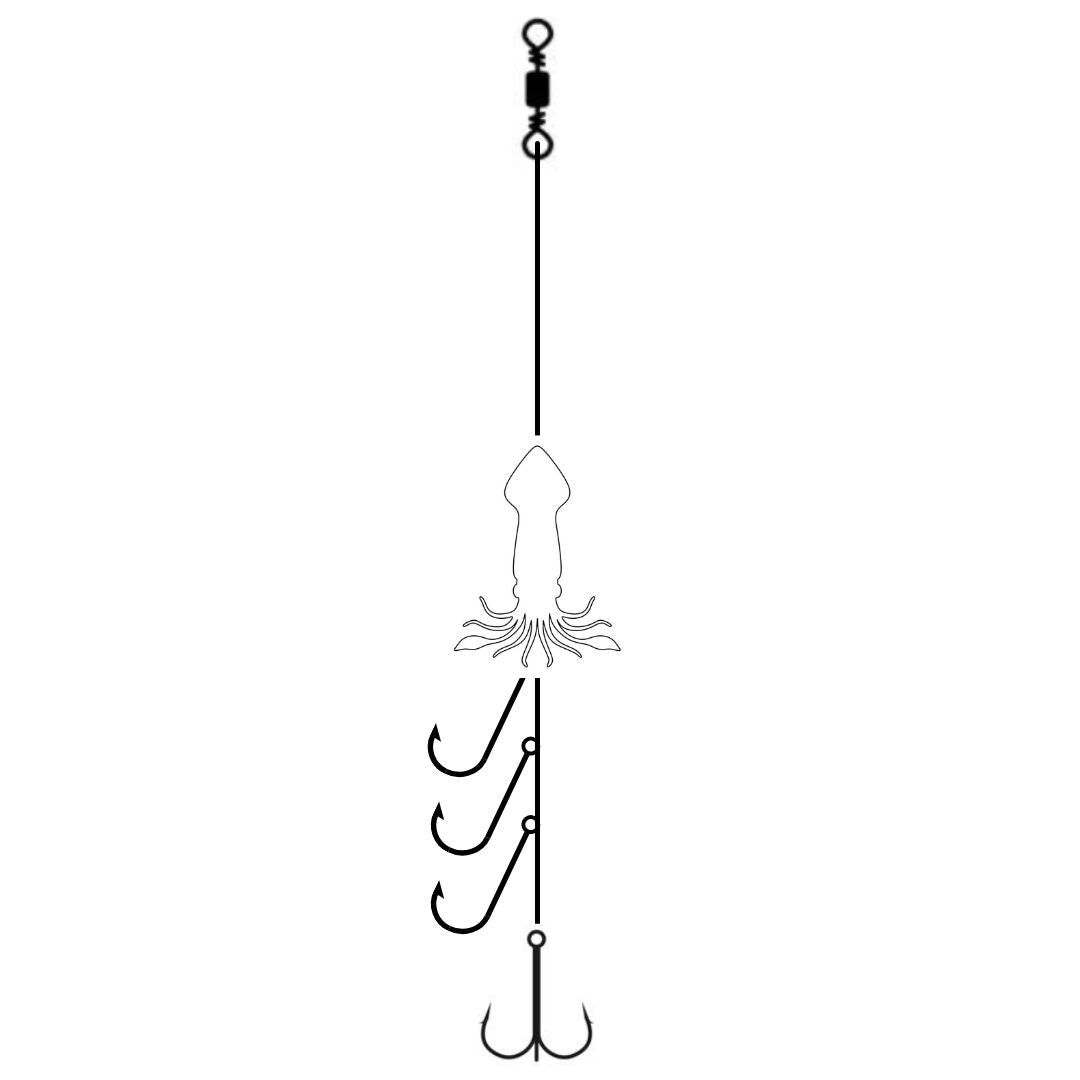 Pelagic Gas Ballooning Spanish Mackeral Tuna Rig