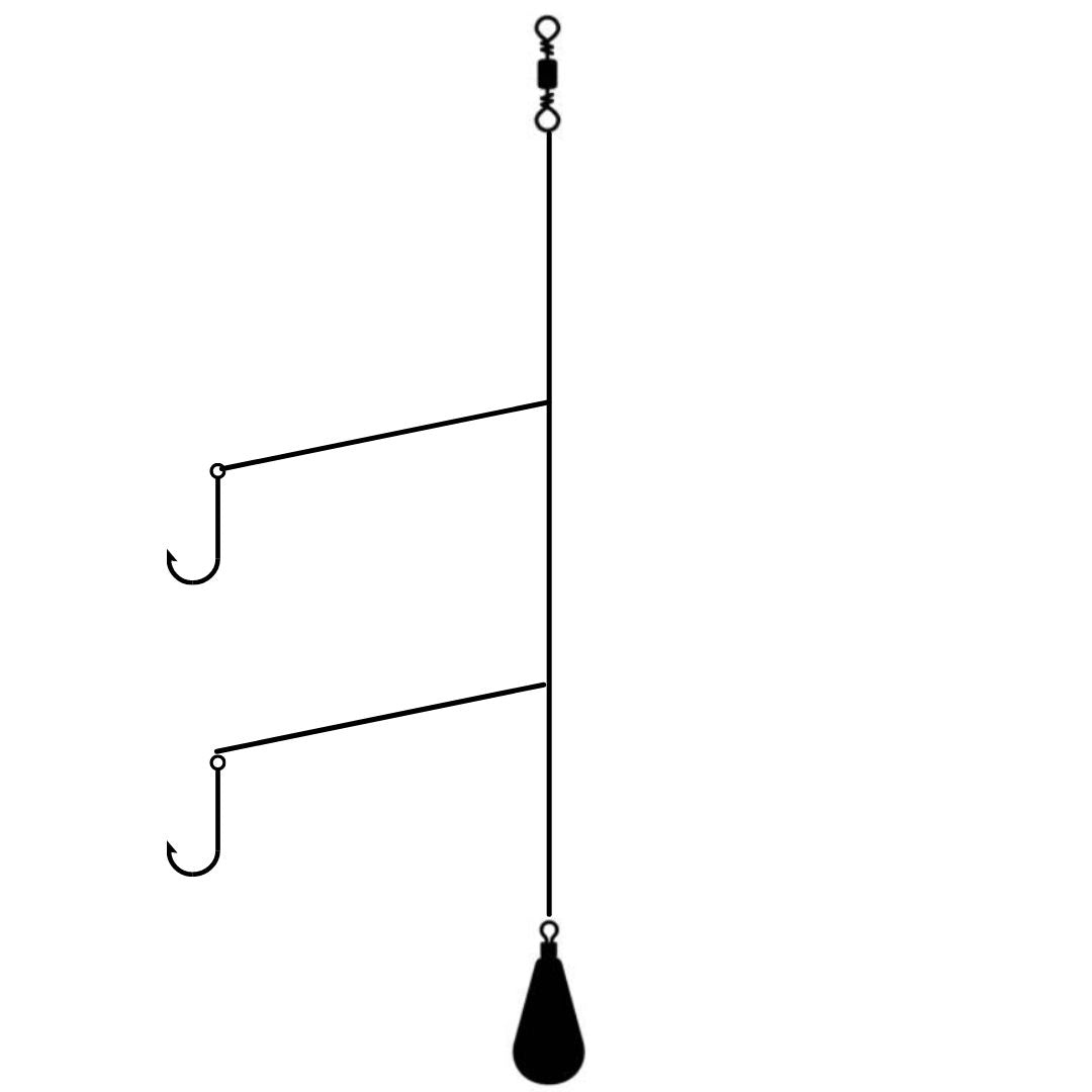 Heavy Duty Offshore Paternoster Bait Fishing Rigs