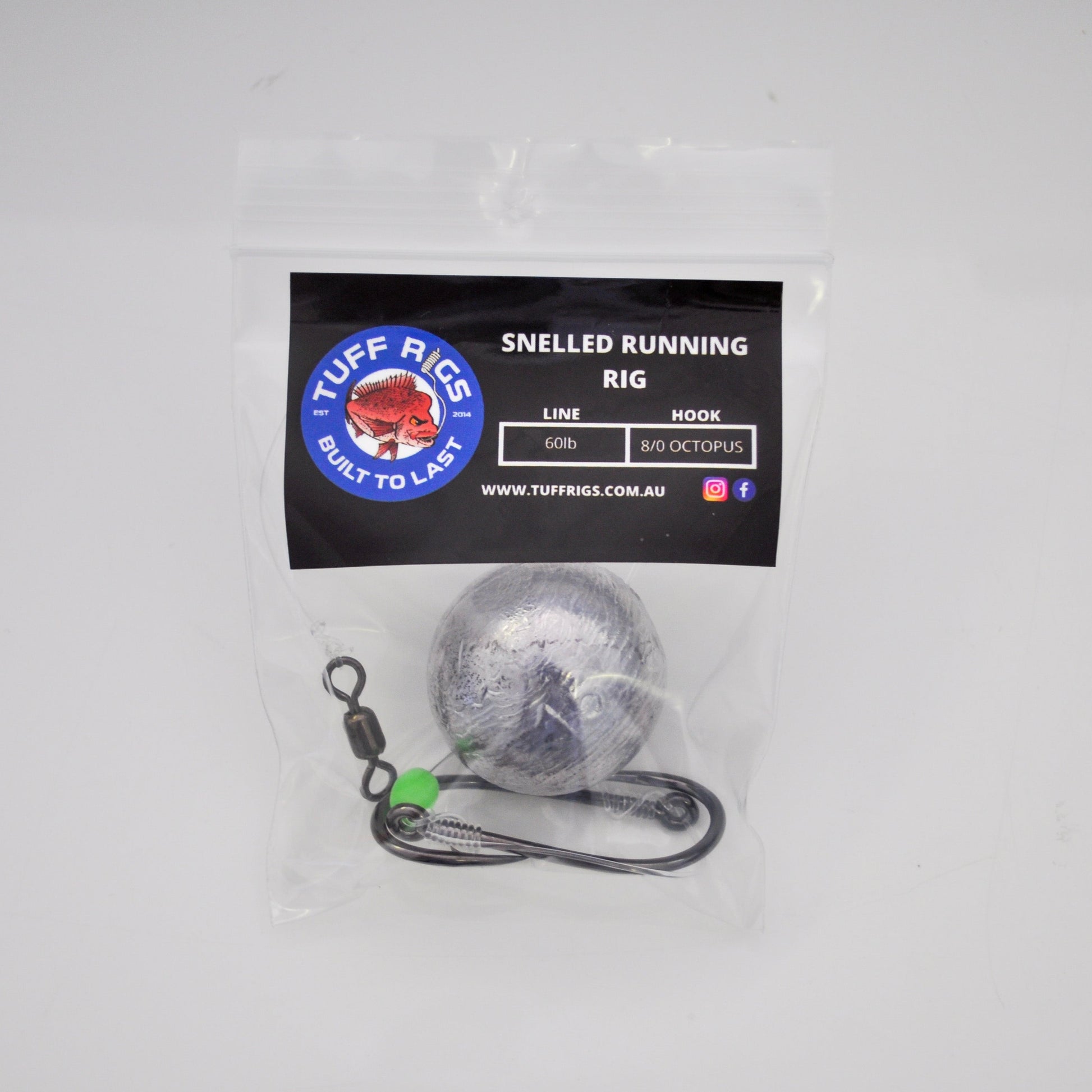 Weighted Double Snelled Demersal Bait Fishing Rig – Tuff Rigs