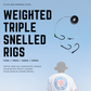 Weighted Triple Snelled Demersal Bait Fishing Rig