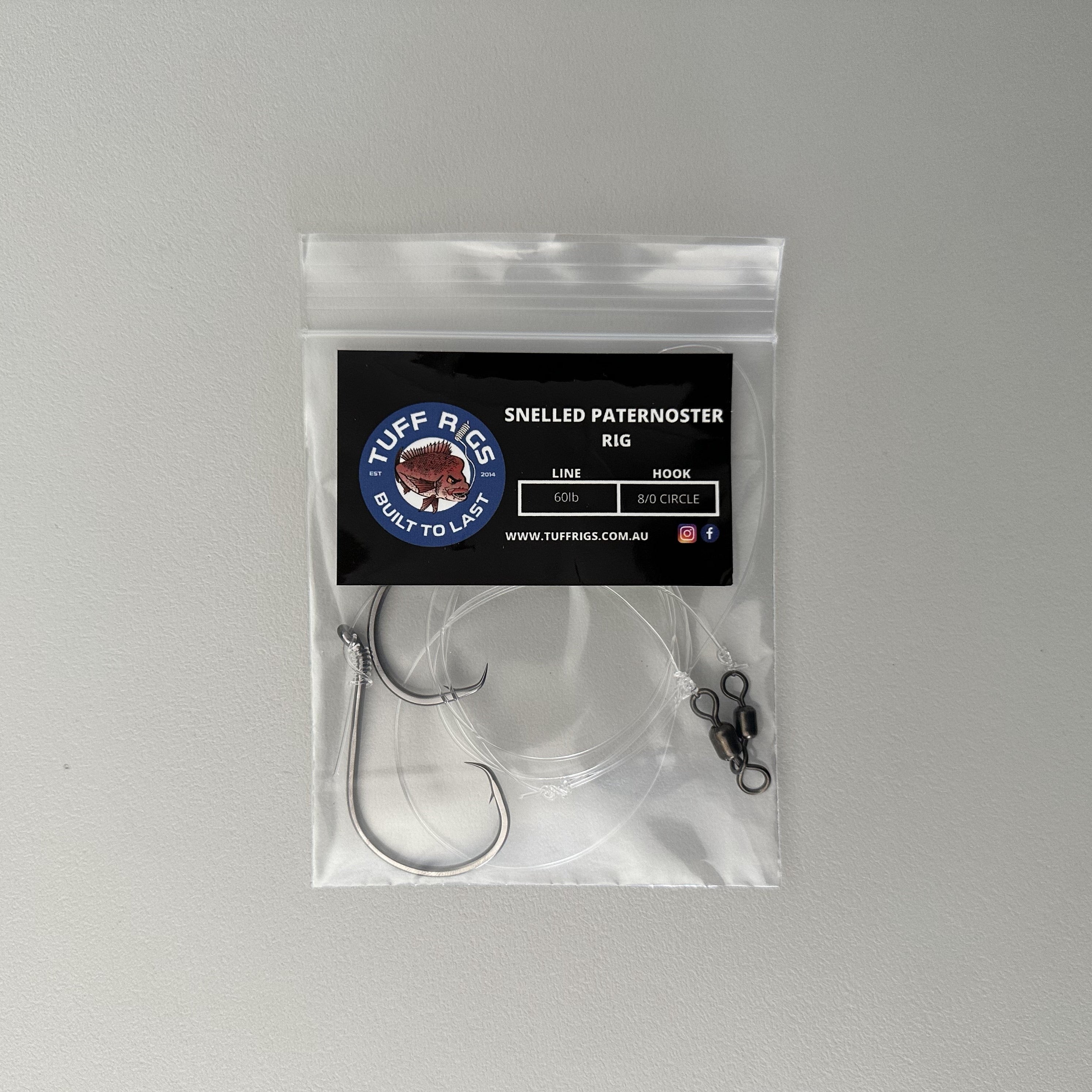 Snelled Rigs Snelled Paternoster Fishing Bait Rigs – Tuffrigs